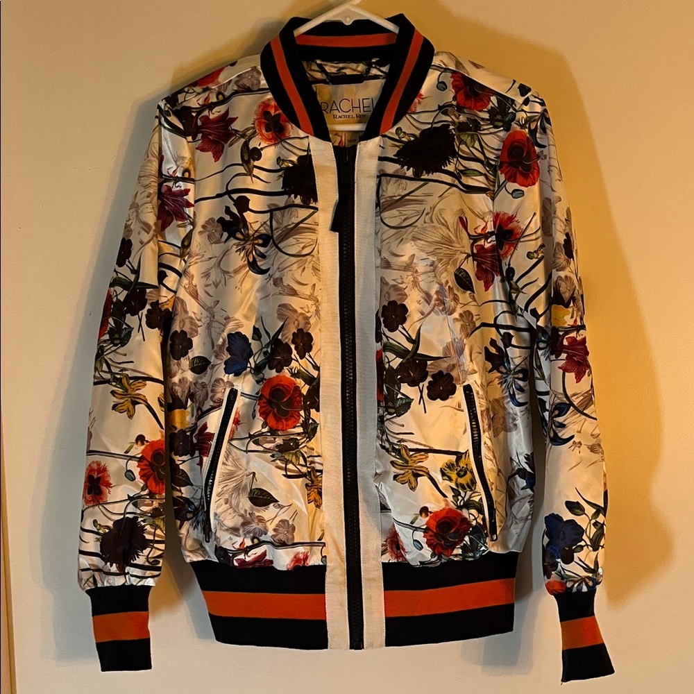RACHEL Rachel Roy Floral Bomber Jacket - Multicolor